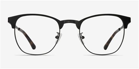 Ferrous Browline Black Full Rim Eyeglasses Eyebuydirect