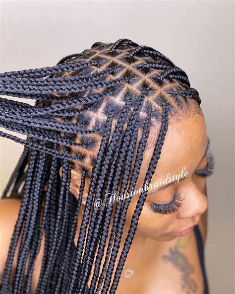 However, they are doing require you to use braiding hair that matches your natural hair texture. Small Knotless braids 😍 in 2020 | Braids hairstyles ...