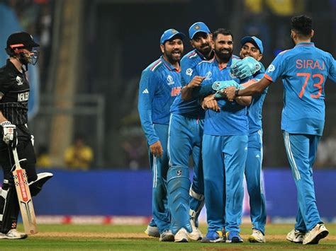 India Vs New Zealand Semi Final Highlights Cricket World Cup 2023