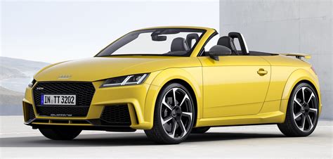 2016 Audi Tt Rs Coupe Roadster Debut With 400 Hp Audi Tt Rs Roadster