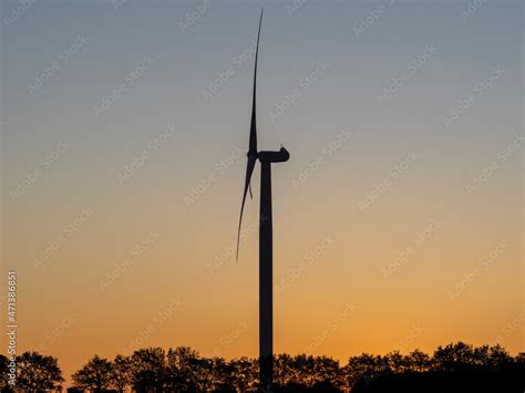 A Wind Turbine The Generator And Base Of The Wind Turbines Renewable Energy Electrical