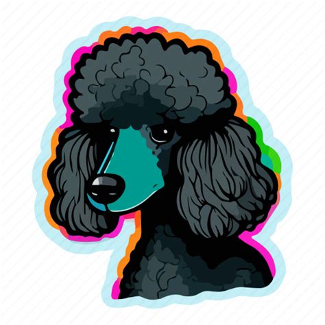 Dog Pet Puppy Breed Animal Poodle Colourful Dog Icon Download
