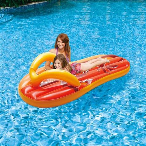Blue Wave Flip Flop 71 In Inflatable Pool Float Inflatable Pool