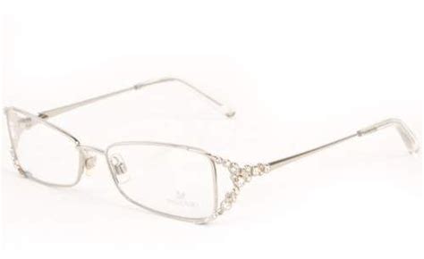 Swarovski Crystal Accent Metal Eyeglass Frames Sw5010 Eyeglasses Frames Swarovski Crystals