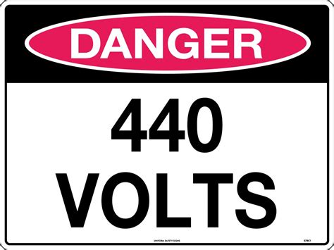 Danger 440 Volts Mining Uss