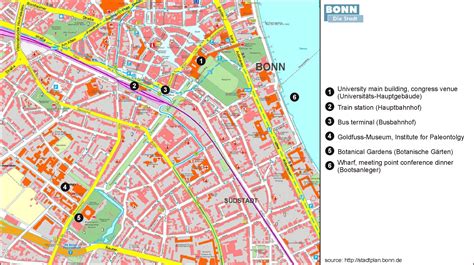 Bonn Die Stadt Map Bonn Die Stadt Mappery