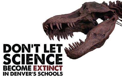 Dont Let Science Become Extinct On Behance