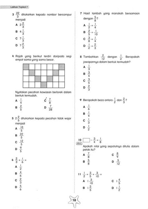 Soalan Pecahan Tahun Matematik Tahun Tambah Dan Tolak Pecahan Vrogue