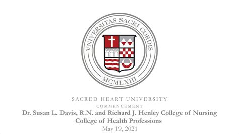 2021 Shu Undergraduate Commencement College Of Nursing And College Of