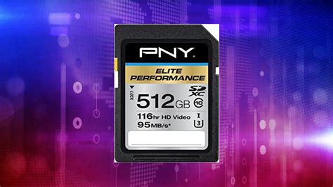 Pny 512gb Elite Performance Class 10 U3 Sdxc Flash Memory Card Amazon