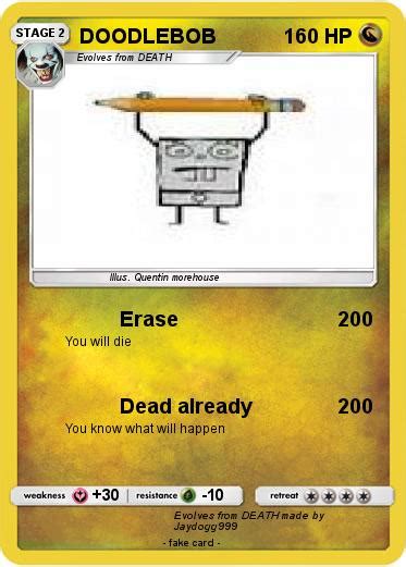 Pokémon Doodlebob 47 47 Erase My Pokemon Card