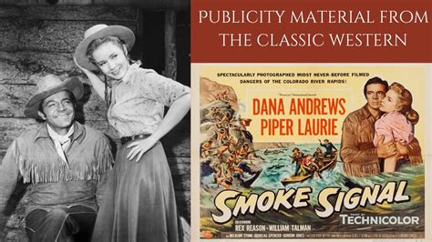 Publicity Material From The Classic Western SMOKE SIGNAL 1955 Dana