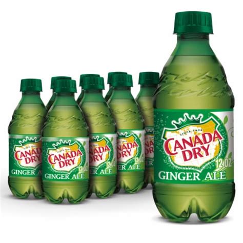 Canada Dry Ginger Ale Soda Bottles 8 Pk 12 Fl Oz Dillons Food Stores