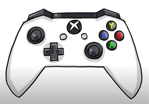 How To Draw A Xbox Controller Step By Step Wp