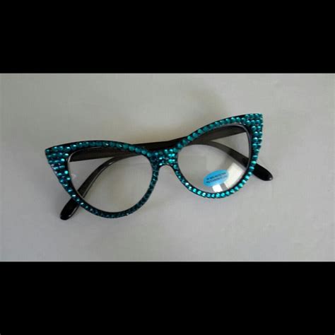 Accessories Turquoise Cat Eye Glasses Poshmark
