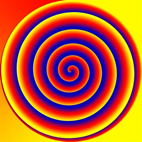 Optical Illusion Spiral Digital Art By Twilight Vision Pixels