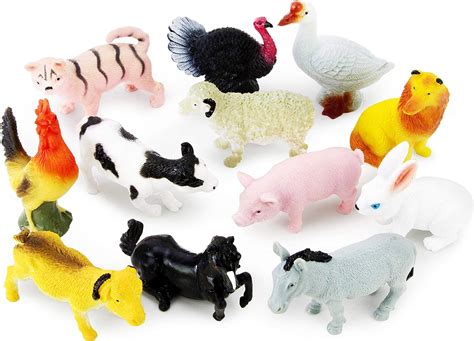 Boley Stretchy Farm Animals For Toddlers 12 Pc Soft