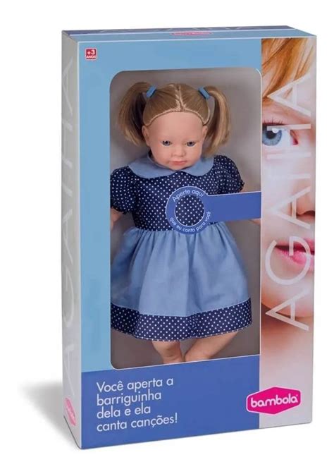 Brinquedo Infantil Boneca Cantigas Agatha Bambola Papellotti