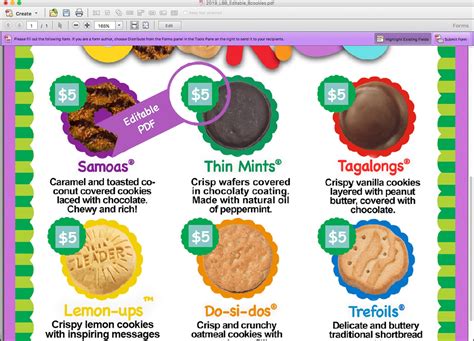 EDITABLE 2021 LBB Girl Scout W/ New Cookie Price List GS Booth - Etsy