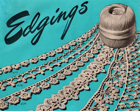 81 Vintage Crochet Edging Patterns Crochet Lace Pattern Pdf Etsy