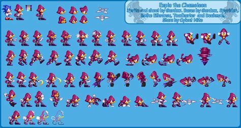 Custom Edited Sonic The Hedgehog Customs Espio Sonic 3 Style