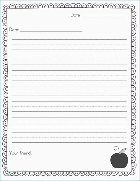Letter writing may seem like a dying art. Friendly Letter Template 2nd Grade 2 Lessons That Will ...