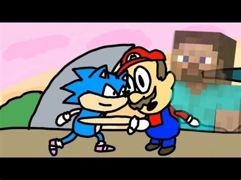 Sonic Sends Mario To Minecraft Smash Bros Ultimate Animation YouTube