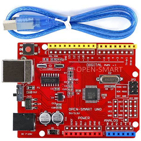 One Set Uno R Ch G Atmega P Development Board With Usb Cable For