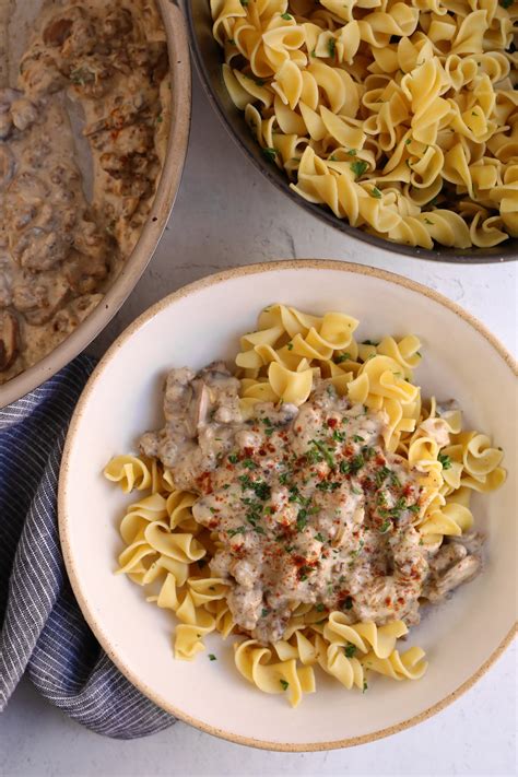 Ground Beef Stroganoff Without Cream Of Mushroom Soup