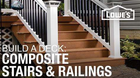How To Build A Deck Composite Stairs And Railings 4 Of 5 Youtube
