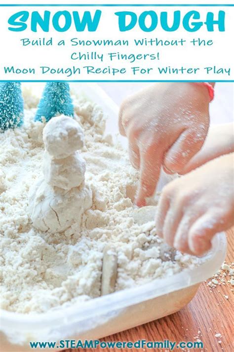 Snow Dough Is A Taste Safe Version Of Our Popular Moon Dough Recipe