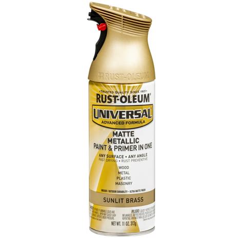 Sunlit Brass Rust Oleum Universal All Surface Interiorexterior Matte