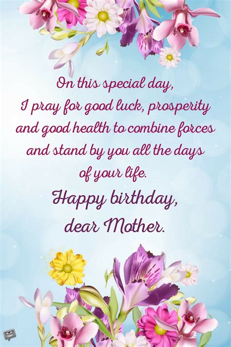 What to get for a mother's birthday. Birthday Prayers for Mothers | Bless you, Mom!