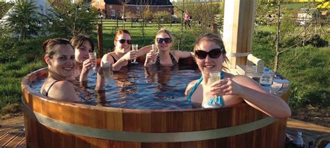 Wood Fired Hot Tub Glamping Hen Party Weekend