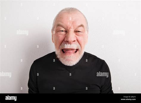 Funny Old Man White Beard Banque De Photographies Et Dimages à Haute