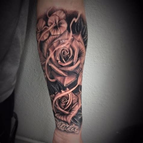 Masterful black grey rose tattoos by tim hendricks tattoodo. 18 best Black And Grey Rose Tattoos Men images on ...