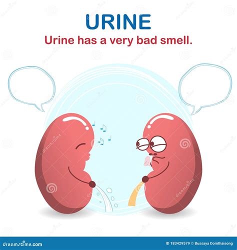 Sign and Symptom of Kidney Disease, Bad Health. Urine is a Very Bad