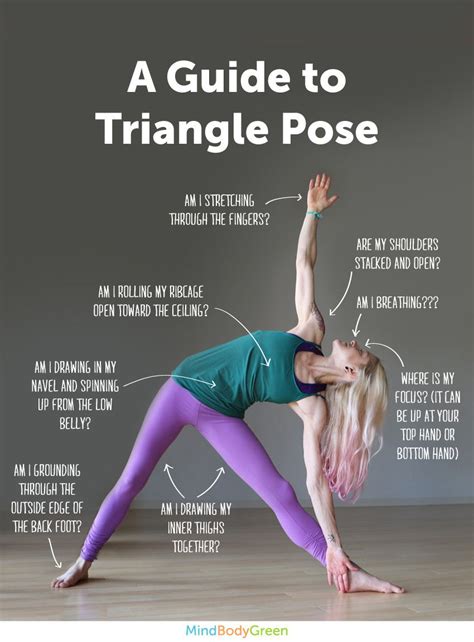 How To Do Triangle Pose Cute Infographic Yoga For Beginners Yoga