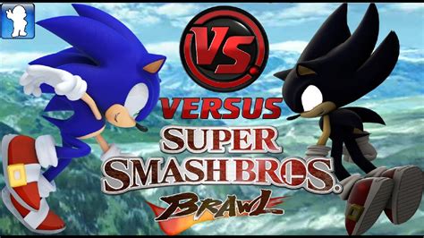 Super Smash Bros Brawl Sonic Vs Dark Sonic Dolphin