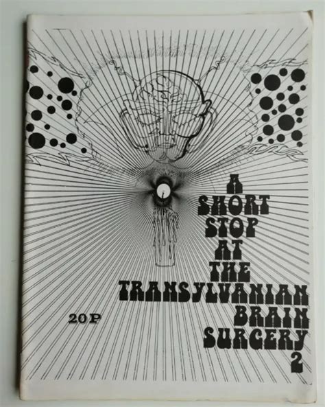 Rare Vintage Cult 70s Sci Fi Comic Fanzine Transylvanian Brain Surgery
