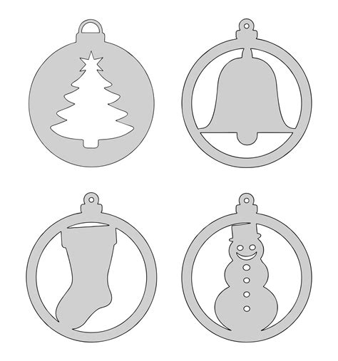 6 Best Printable Christmas Ornament Patterns Pdf For Free At Printablee