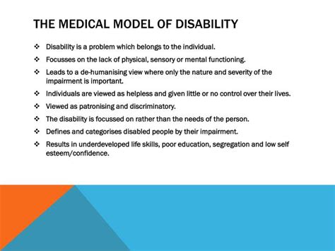 Medical Model Of Disability