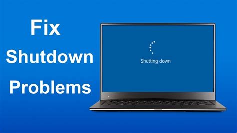 Fix Windows 10 Shutdown Issues Youtube