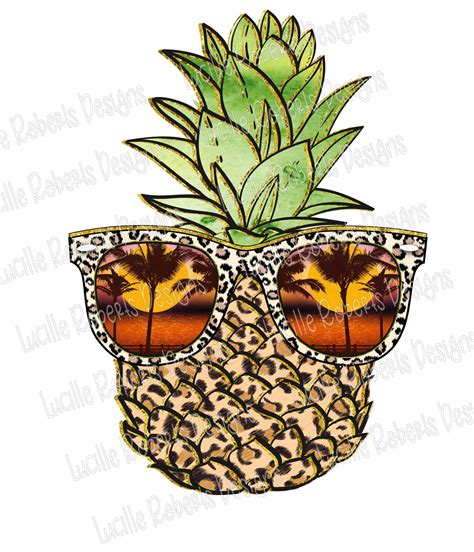 Hello Summer Pineapple Png Summer Time Png Pineapple With Glasses