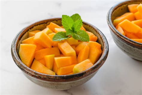 Cubed Cantaloupe Stock Photos Pictures And Royalty Free Images Istock