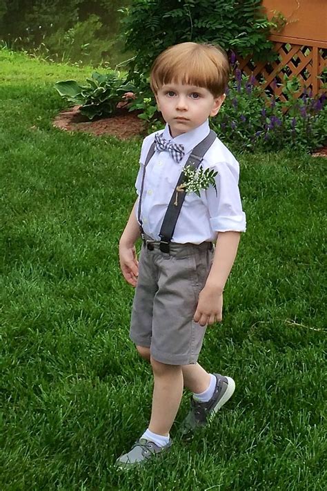 Cute Toddler Boy Summer Wedding / Ring Bearer Outfi ...