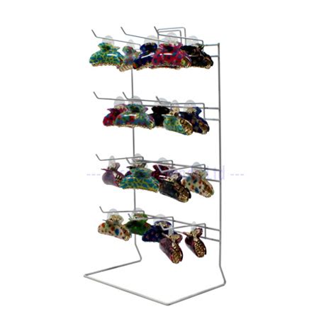 Counter Hook Stand 12 Fixed Hooks Pos Shop Display With Header In
