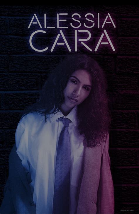 Alessia Cara ‘neon Suit Poster Defining Alessia Cara Cara Wife