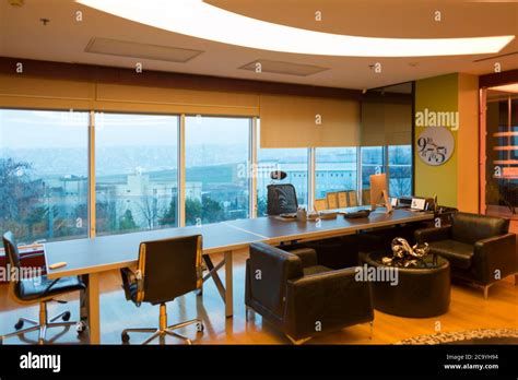 Blurred Office Background Stock Photo Alamy