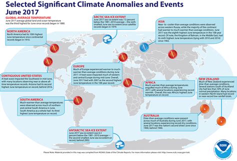 Global Climate Report June National Centers For Environmental Information NCEI